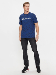 Tommy Hilfiger pánske tmavo modré tričko - M (DW5)