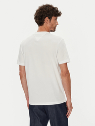 Tommy Hilfiger pánske biele tričko - L (YBR)