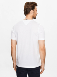 Tommy Hilfiger pánske biele tričko - L (YBR)