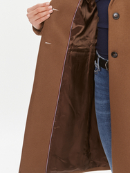 Tommy Hilfiger dámsky hnedý kabát - 34 (GTU)