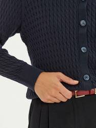 Tommy Hilfiger dámsky modrý sveter - S (DW5)