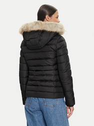 Tommy Jeans dámska čierna bunda - XS (BDS)