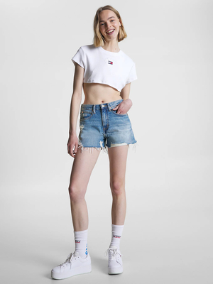 Tommy Jeans dámske modré džínsové šortky - 28/NI (1A5)