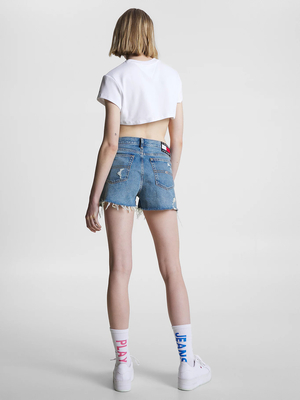 Tommy Jeans dámske modré džínsové šortky - 28/NI (1A5)