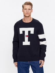 Tommy Jeans pánsky tmavomodrý sveter - L (DW5)