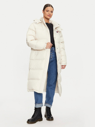 Tommy Jeans dámska krémová bunda - S (ACG)
