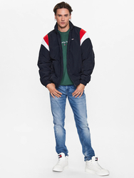 Tommy Jeans pánska tmavo modrá bunda - M (DW5)