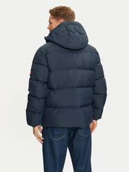 Tommy Jeans pánska tmavo modrá bunda - S (C1G)