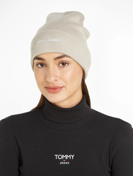 Tommy Jeans dámska krémová čiapka - OS (AEV)