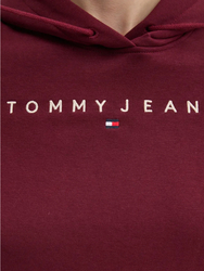 Tommy Jeans dámska vínová mikina - M (VLP)