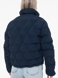 Tommy Jeans dámska tmavo modrá bunda - S (C1G)
