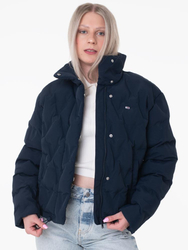 Tommy Jeans dámska tmavo modrá bunda - S (C1G)