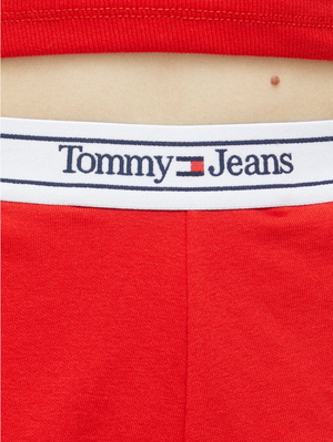 Tommy Jeans dámske červené šortky - XS (XNL)