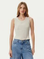 Tommy Jeans dámske béžové tielko - L (ACG)