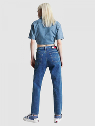Tommy Jeans dámske modré džínsy. - 25/30 (1A5)