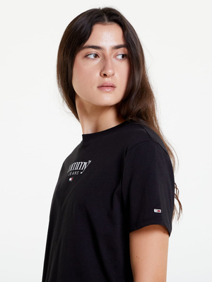 Tommy Jeans dámske čierne tričko - XS (BDS)