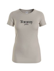 Tommy Jeans dámske béžové tričko - L (ACE)