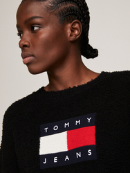 Tommy Jeans dámsky čierny sveter - M (BDS)