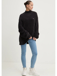 Tommy Jeans dámsky čierny sveter - XS (BDS)