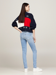Tommy Jeans dámske modré džínsy - 25/30 (1AB)