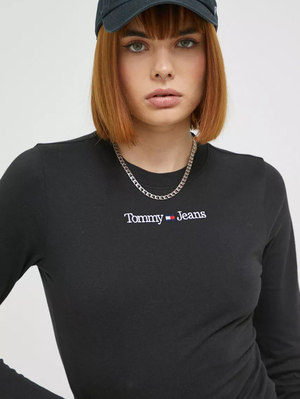 Tommy Jeans dámske čierne tričko - XS (BDS)