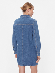 Tommy Jeans dámske modré džínsové šaty - S (1A5)