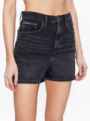 Tommy Jeans dámske čierne džínsové šortky - 25/NI (1BZ)