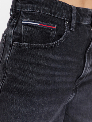 Tommy Jeans dámske čierne džínsové šortky - 27/NI (1BZ)