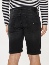 Tommy Jeans pánske čierne šortky - 30/NI (1BZ)