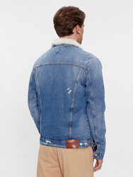Tommy Jeans pánska modrá džínsová bunda - L (1A5)