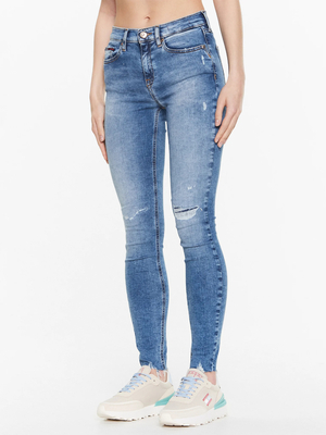 Tommy Jeans dámske modré džínsy Nora - 32/30 (1A5)