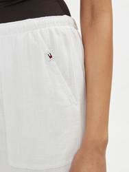 Tommy Jeans dámske biele nohavice - M (YBR)