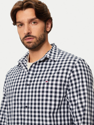 Tommy Jeans pánska kockovaná košeľa - S (C1G)