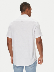 Tommy Jeans pánska biela košeľa - XL (YBR)