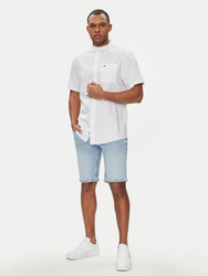 Tommy Jeans pánska biela košeľa - XL (YBR)