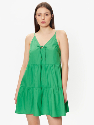 Tommy Jeans dámske zelené šaty - XS (LY3)