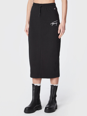 Tommy Jeans dámska čierna sukňa - XS (BDS)