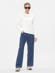 Tommy Jeans dámska biela mikina - M (YBR)
