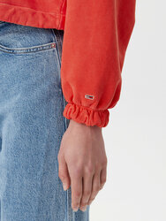 Tommy Jeans dámska oranžová mikina - XS (SN6)