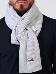 Tommy Jeans pánsky šedý šál - OS (0IM)