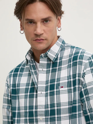Tommy Jeans pánska kockovaná košeľa - S (CWG)