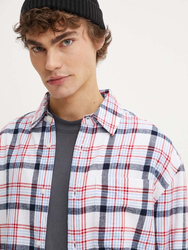 Tommy Jeans pánska kockovaná košeľa - M (YBR)