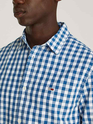 Tommy Jeans pánska kockovaná košeľa - L (C8T)