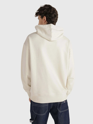 Tommy Jeans pánska krémová mikina SIGNATURE - M (ACG)
