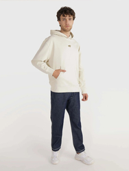 Tommy Jeans pánska krémová mikina SIGNATURE - M (ACG)