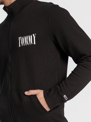 Tommy Hilfiger pánska čierna mikina - M (BDS)