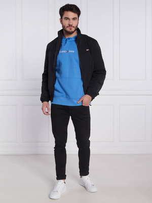 Tommy Jeans pánska modrá mikina - XL (C4H)