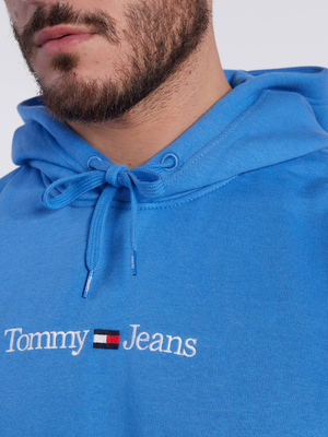 Tommy Jeans pánska modrá mikina - XL (C4H)