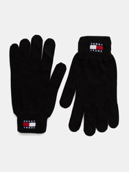 Tommy Jeans pánske čierne rukavice - OS (BDS)