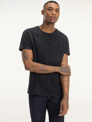 Tommy Jeans pánske čierne tričko - XS (078)